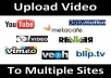 do Video Submission to 15 High PR Video Sharing Sites Manually