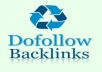 create 500 Do follow Backlinks for your website