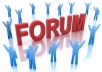 create 500 Forum Posting Backlinks for your website