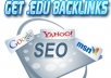 create 100 EDU Backlinks to boost your website