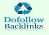 give 500 Do follow Backlinks  to boost your website