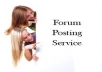 give you 500 Forum Posting Backlinks to boost your website