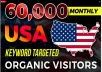  deliver real USA keyword targeted website traffic