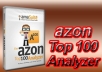 utilize the AZON TOP 100 ANALYZER Software Tool to provide the Most COMPREHENSIVE List of Amazon Best Sellers, Top Rated, Hot New Releases, Movers & Shakers, Most Gifted, Most Wished For, Products
